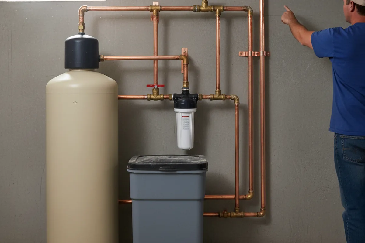 Whole-house water treatment system installed in Coleman